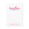 Sassy Bow Chubby Pink & Black Cards