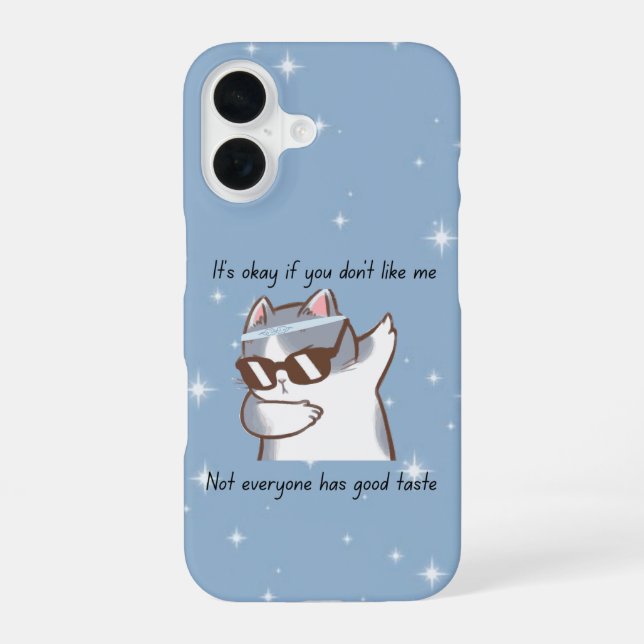 Sassy Cat Phone Case (Back)