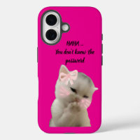 Sassy Cat Pink Phone Case