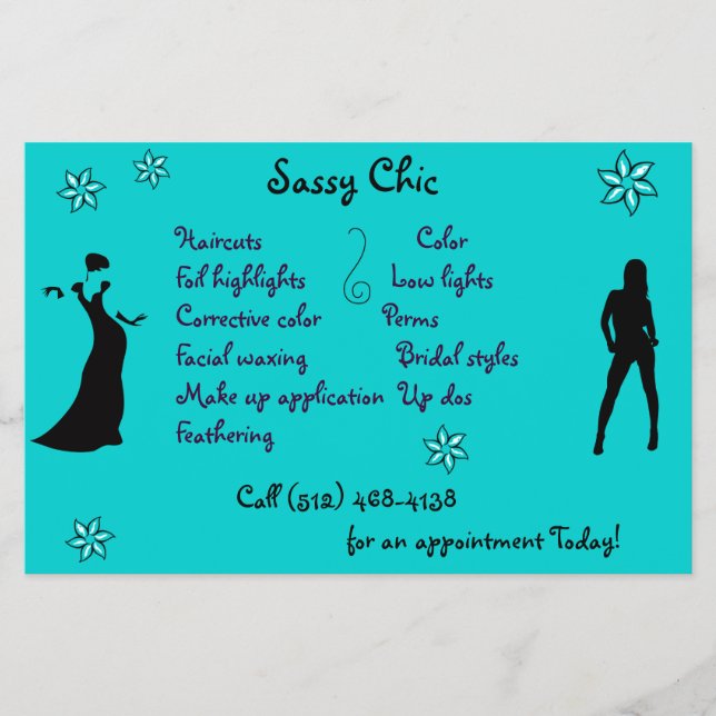 Sassy Chic Flyers (Front)