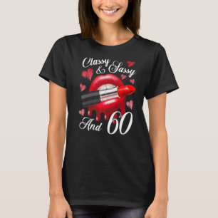 Sassy Classy 60 Fabulous 60th Birthday Party Decor T-Shirt