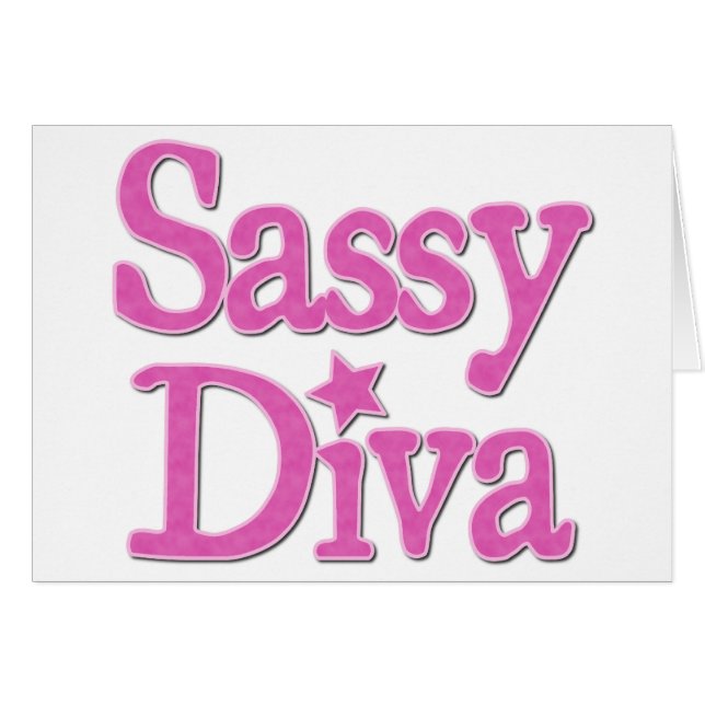 Sassy Diva (Front Horizontal)
