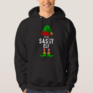Sassy Elf Matching Family Christmas Hoodie