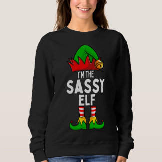 Sassy Elf Matching Family Christmas Sweatshirt