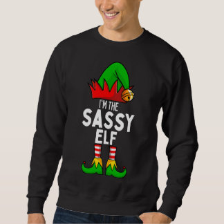 Sassy Elf Matching Family Christmas Sweatshirt