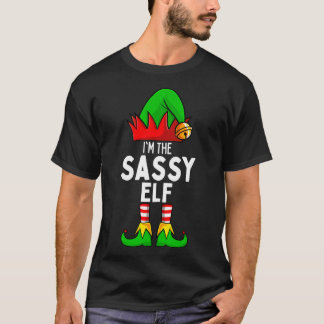 Sassy Elf Matching Family Christmas  T-Shirt
