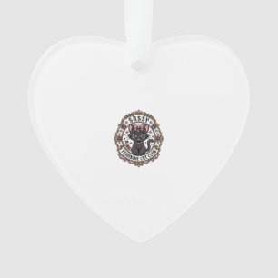 Sassy Feminine Cat Funny Cat Lover Design - Sassy  Ornament