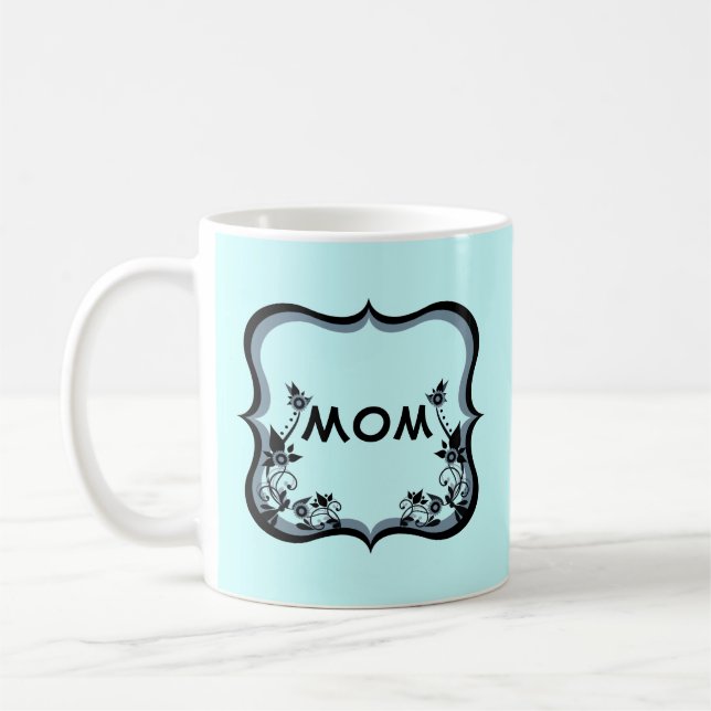 Sassy Floral Customisable Mum Mug (Left)