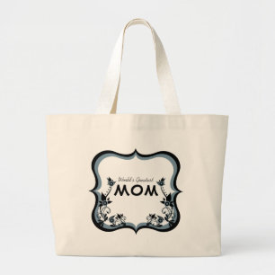 Sassy Floral World's Greatest Mum Bag