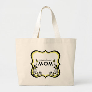Sassy Floral World's Greatest Mum Bag