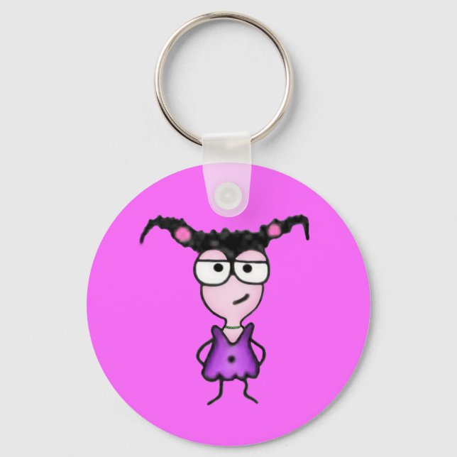 Sassy Girl Keychain (Front)