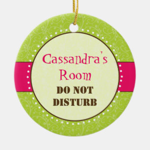 Sassy Girl Room Sign Ornament