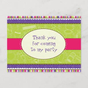 Sassy Girl Thank You Postcard