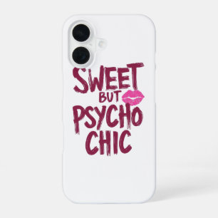 Sassy Girly Humour with Pink Lips iPhone 16 Case