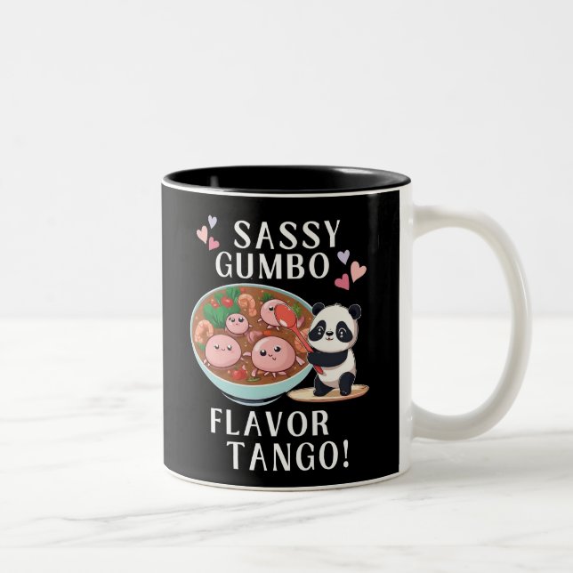 Sassy Gumbo Flavour Tango Two-Tone Coffee Mug (Right)