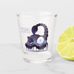 Sassy Humour Scorpio Zodiac Shot Glass