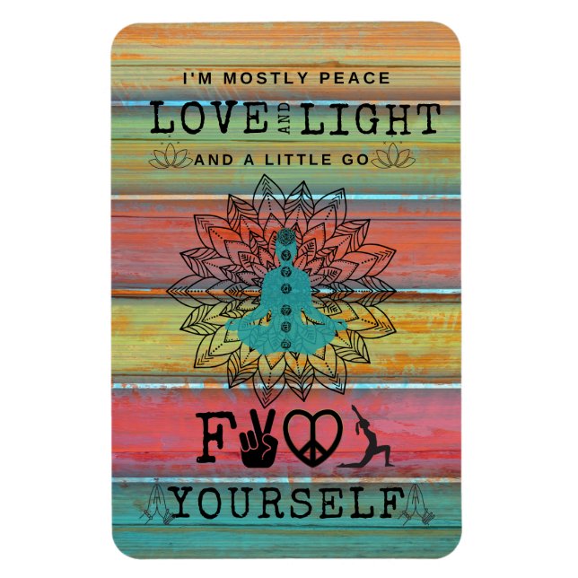 Sassy -'I'm a Little Love and Light Magnet (Vertical)
