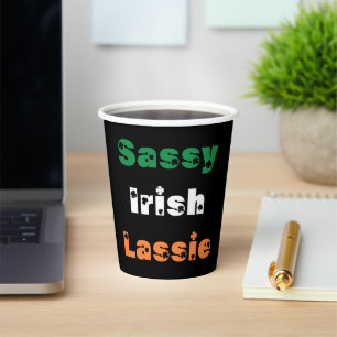 Sassy Irish Lassie Paper cup