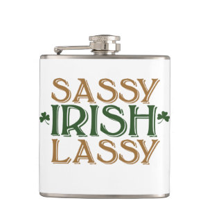 Sassy Irish Lassy Hip Flask