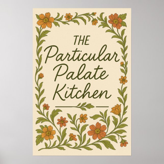 Sassy Kitchen Particular Palate Picky Cook Poster (Front)
