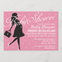 Sassy Lady Baby Shower Invitation