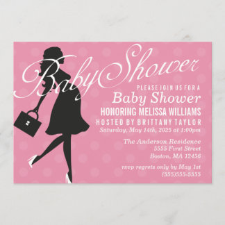 Sassy Lady Baby Shower Invitation
