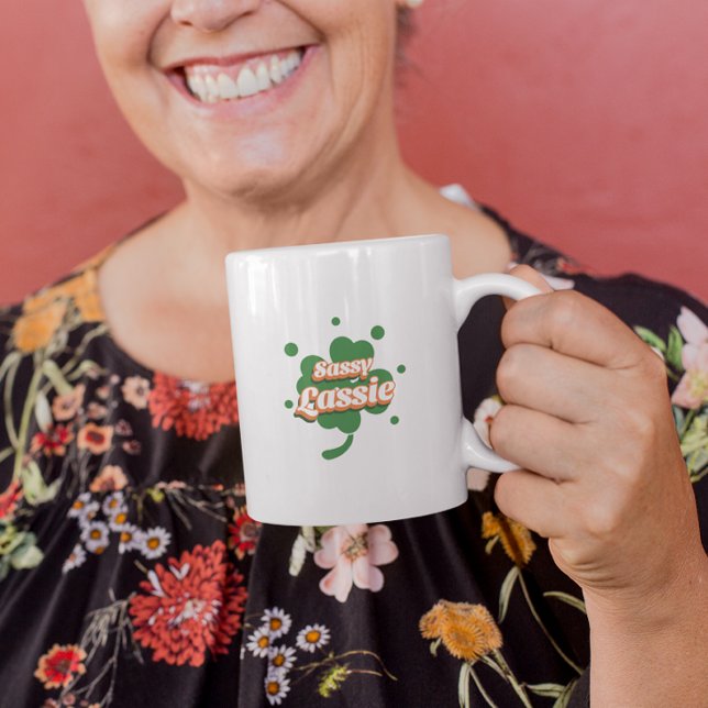 SASSY LASSIE St. Patrick's Day Coffee Mug (Creator Uploaded)