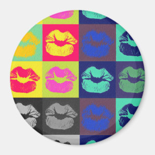 Sassy Lips Tri Colours Magnet