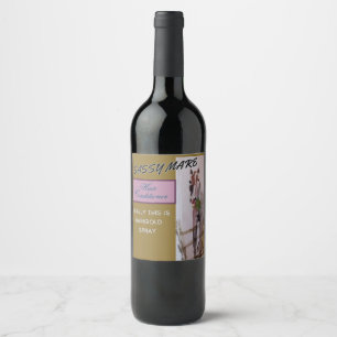 sassy mare wine label