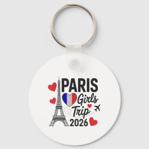 Sassy Paris Girls Trip 2026 Vacation Kids Reunion Key Ring