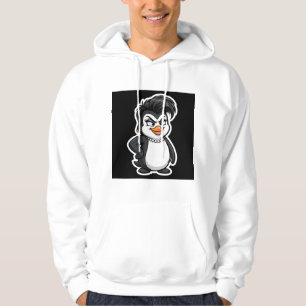 Sassy Penguin Diva Funny Bird Hoodie