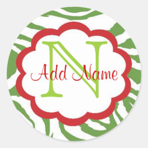Sassy Personalised Christmas Sticker