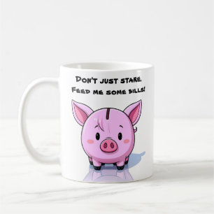 sassy pig coffee mug