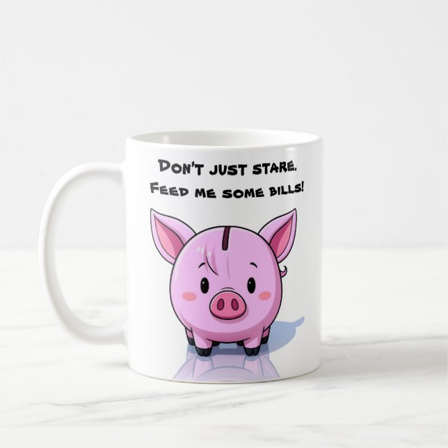 sassy pig coffee mug (Left)