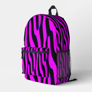 Sassy Pink Wild Animal Printed Backpack