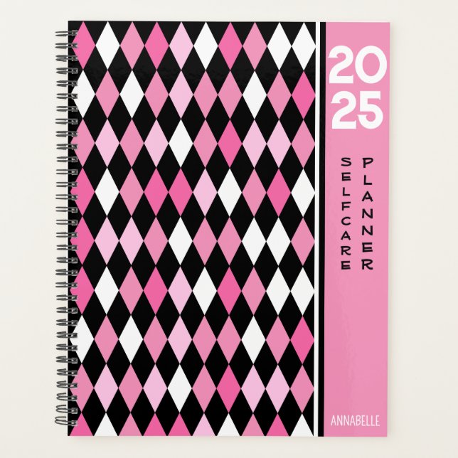 Sassy Pinkista Self Care Planner  (Front)