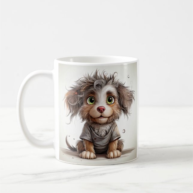 Sassy Puppy Coffee Mug (Left)