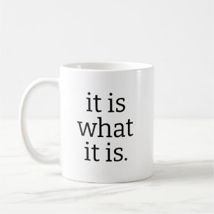 Sassy Quote Black Mug, White Ceramic Funny Coffee  Mug