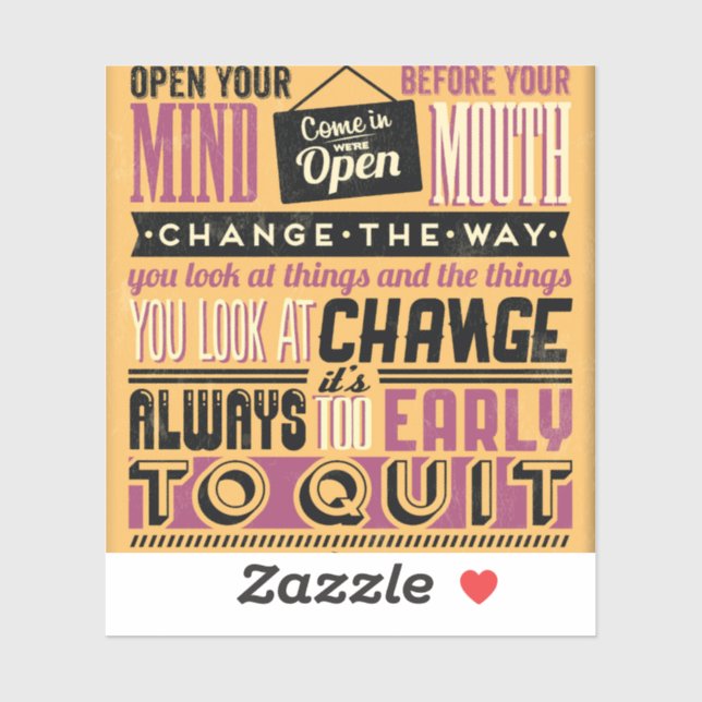 Sassy quote poster (Sheet)