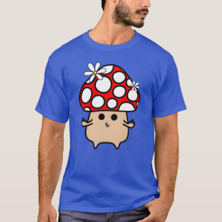 Sassy Red Mushroom Pouting and Showing Middle Fing T-Shirt