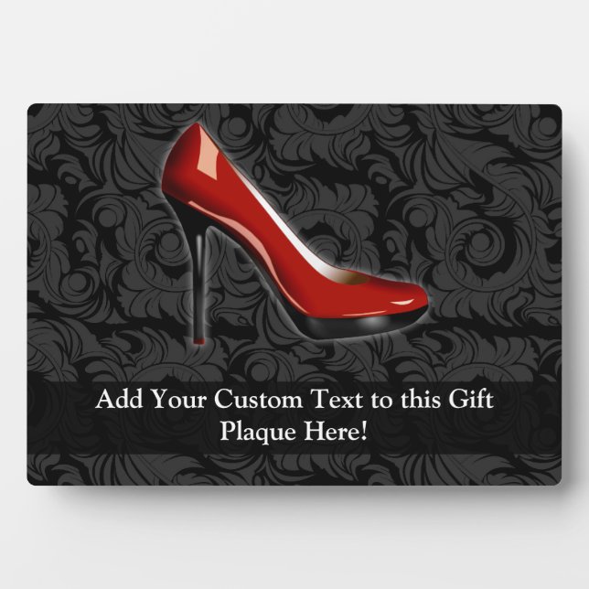 Sassy Red Shoe Plaque (Front)