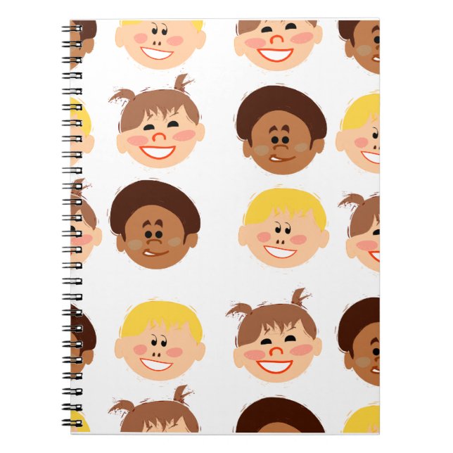 Sassy Retro Kiddie Cartoon Notebook (Front)