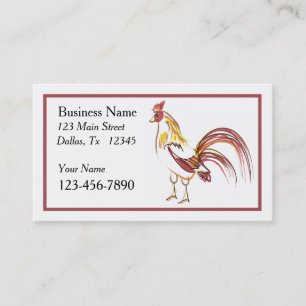 Sassy Rooster Business Card