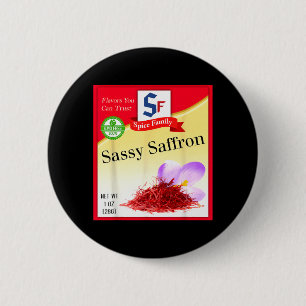 Sassy Saffron Spice Group Costume Family Matching 6 Cm Round Badge