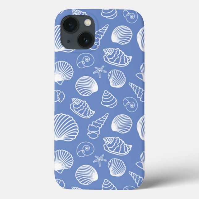 Sassy Seashell Pattern Case-Mate iPhone Case (Back)