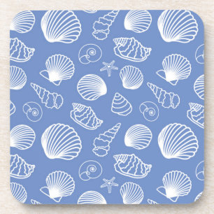 Sassy Seashell Pattern Coaster