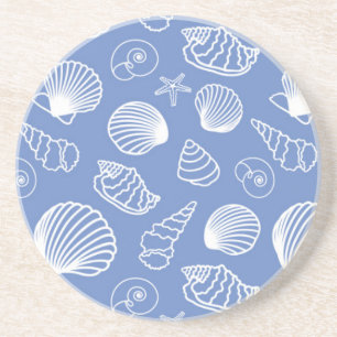 Sassy Seashell Pattern Coaster