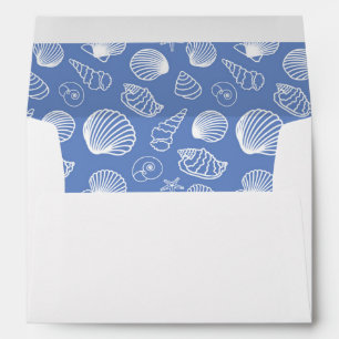 Sassy Seashell Pattern Envelope