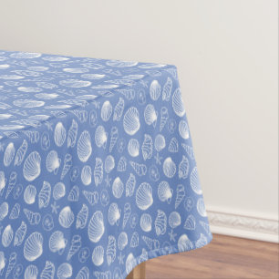 Sassy Seashell Pattern Tablecloth