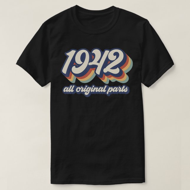 Sassy Since 1942 Fabulous 80th Birthday Gifts Idea T-Shirt (Design Front)